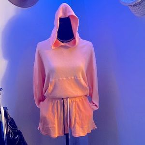 Sundry Neon short & hoodie set !!
